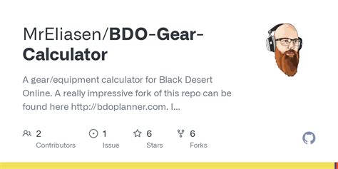 bdo gear planner|GitHub .